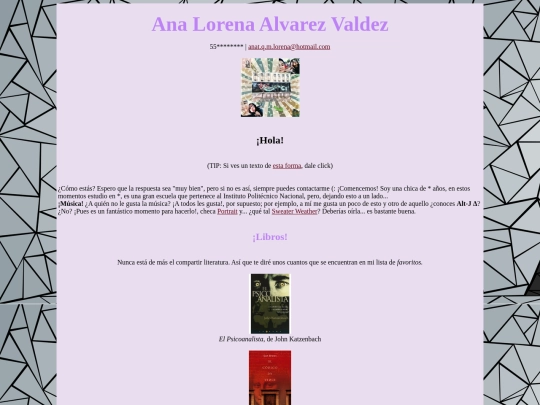 Blog y Currículum/blog screenshot