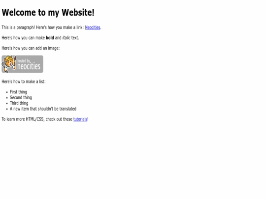 index screenshot