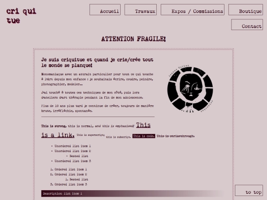 test screenshot