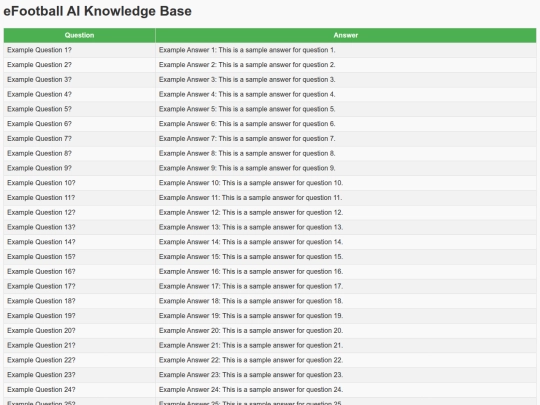 eFootball_AI_Knowledge_Website_200QA screenshot