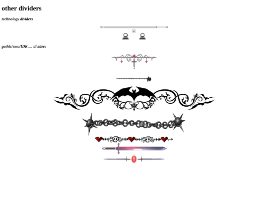 dividers/web screenshot