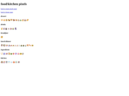 pixels/food/food screenshot