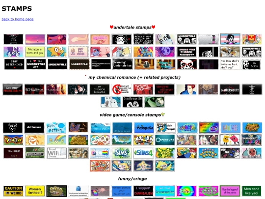 stamps screenshot