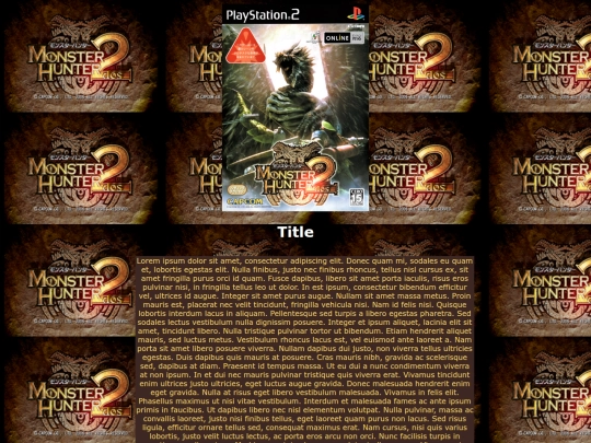 viddygames/monsterhunter2 screenshot