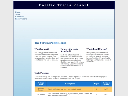 webd152/chapter12/ch12pacific/yurts screenshot