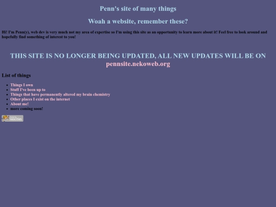 index screenshot