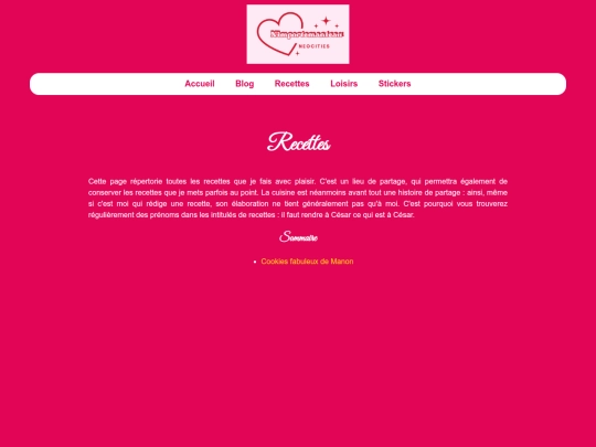 recettes_sucrees screenshot