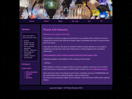 planet410mainindex screenshot