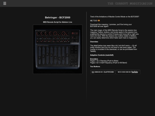 Mods/BCF2000 screenshot
