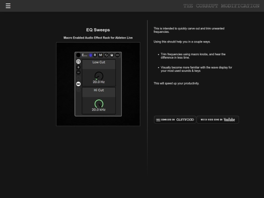 Mods/EQSweeps screenshot