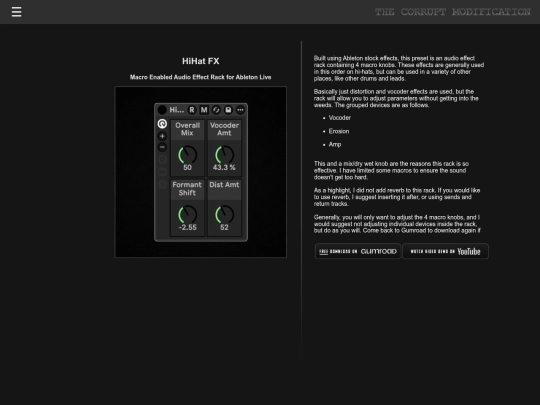 Mods/HiHatFX screenshot