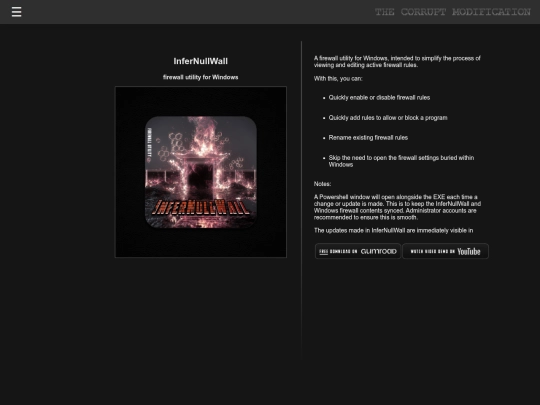 Mods/InferNullWall screenshot