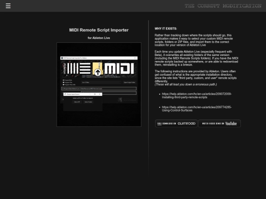 Mods/MIDIRemoteScriptImporter screenshot
