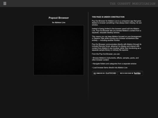 Mods/PopoutBrowserForAbleton screenshot