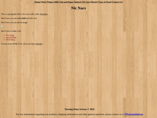NicNacs screenshot