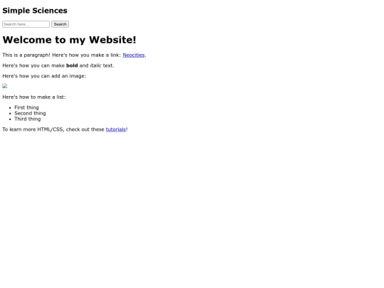 SimpleSciencesTest screenshot