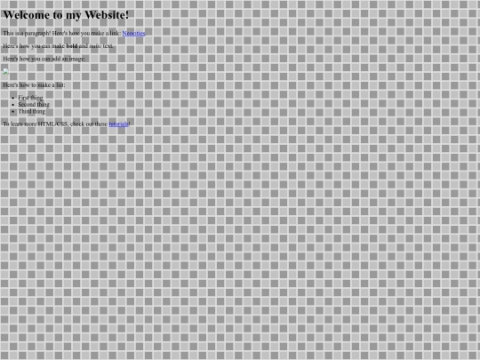 test screenshot
