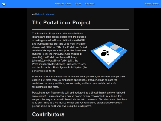 portalinux screenshot
