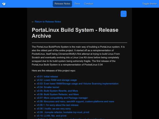 portalinux/releases/portalinux screenshot