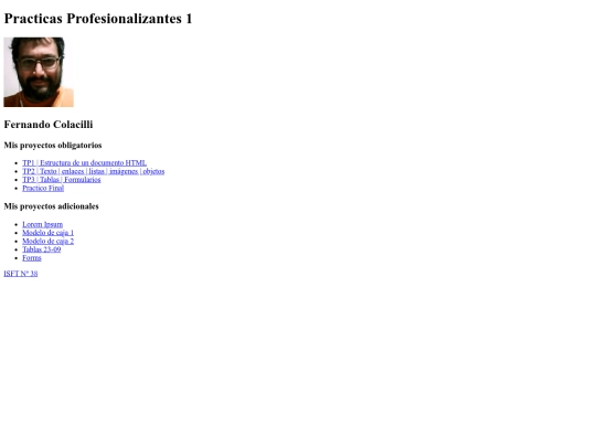 index screenshot