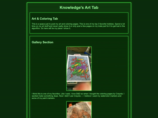 Art tab screenshot