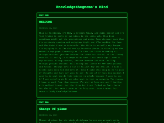 blog screenshot