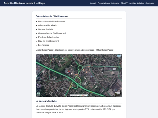 stage/entreprise screenshot