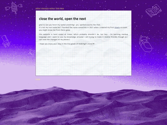 interests screenshot