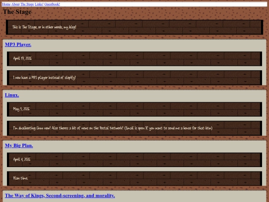 blog screenshot