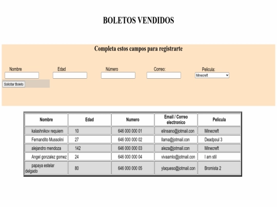 index screenshot