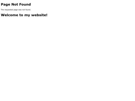 not_found screenshot