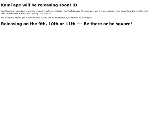 KamTape 1 screenshot