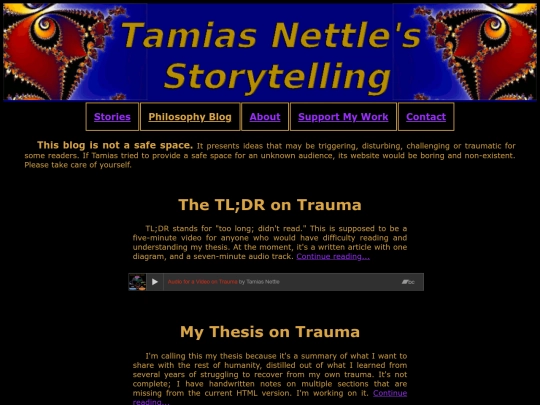 blog screenshot