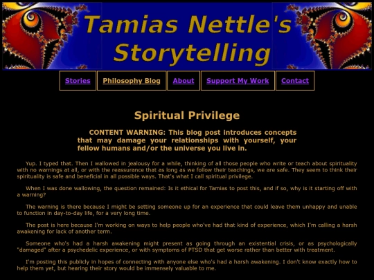 blog/Spiritual_Privilege screenshot