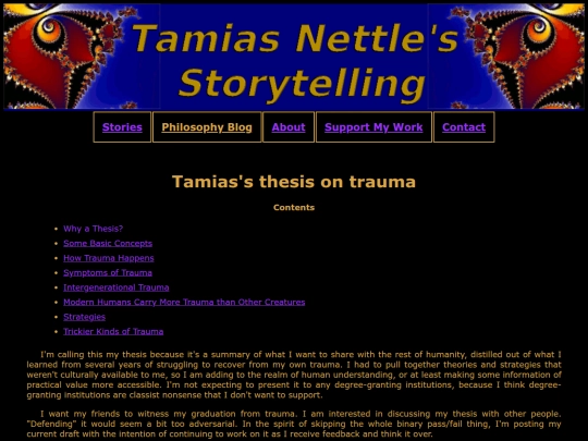 blog/Trauma screenshot