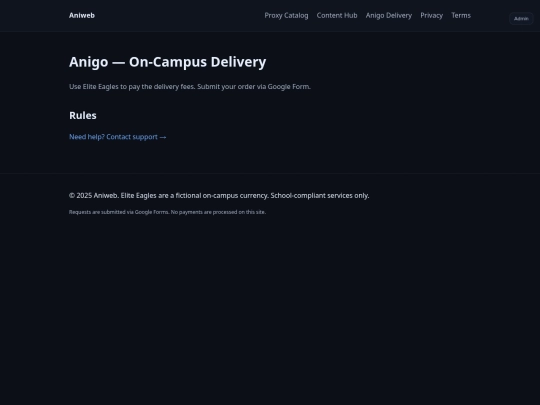 delivery screenshot