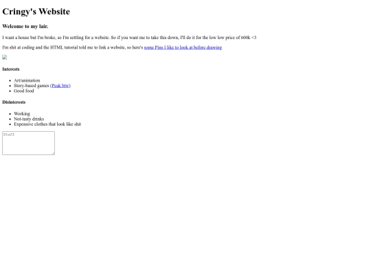 cringyfandoms.neocities.org screenshot
