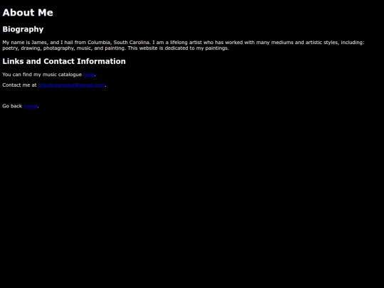 aboutme screenshot