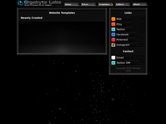 templates screenshot