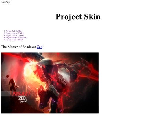project screenshot