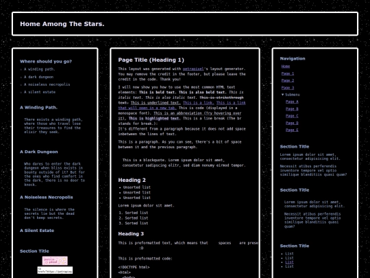 index screenshot