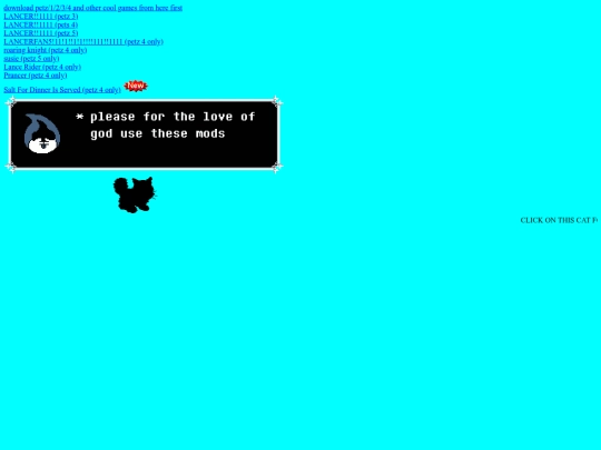 links screenshot
