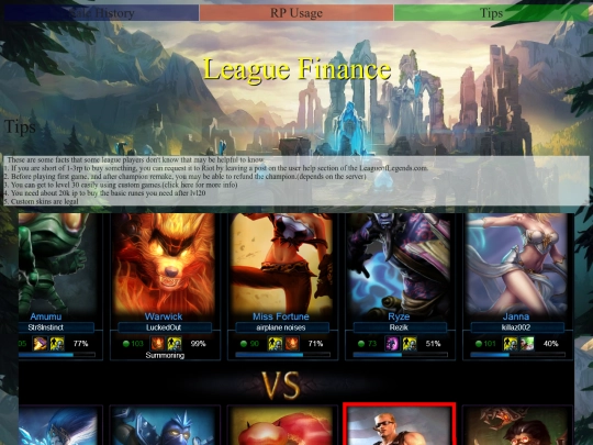 tips screenshot