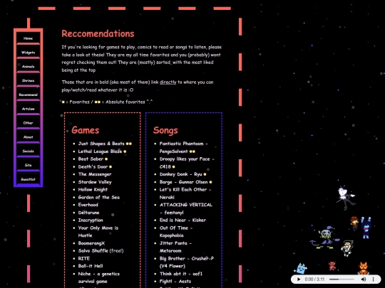 indieWebStyle/reccomend screenshot