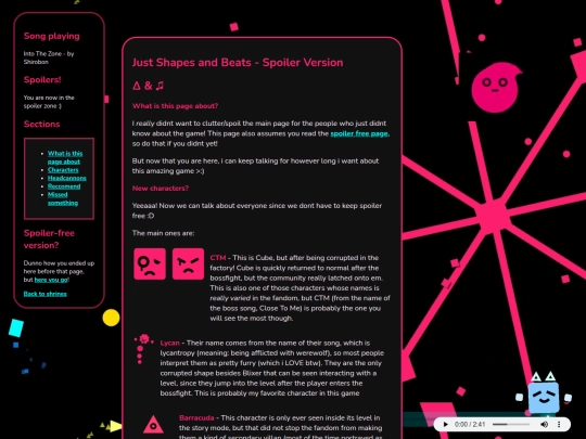 indieWebStyle/shrines/jsab-spoiler screenshot