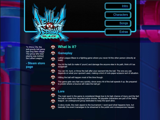 indieWebStyle/shrines/lethal_league_blaze screenshot