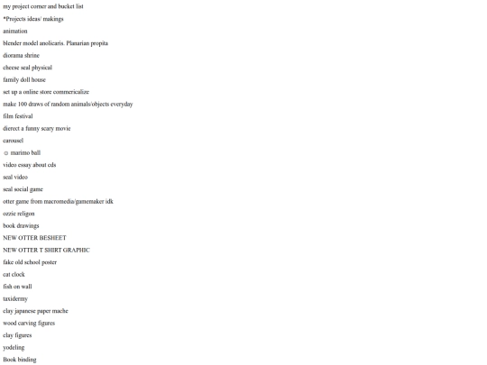 projects screenshot