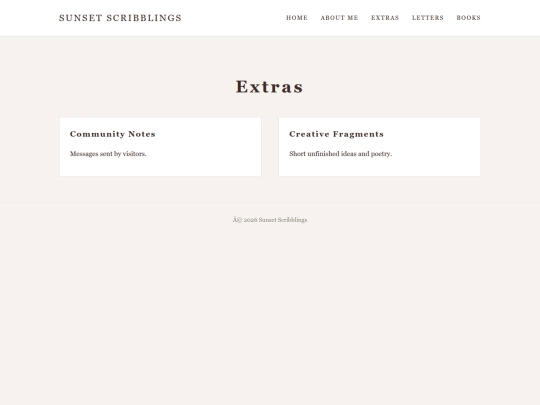 extras screenshot
