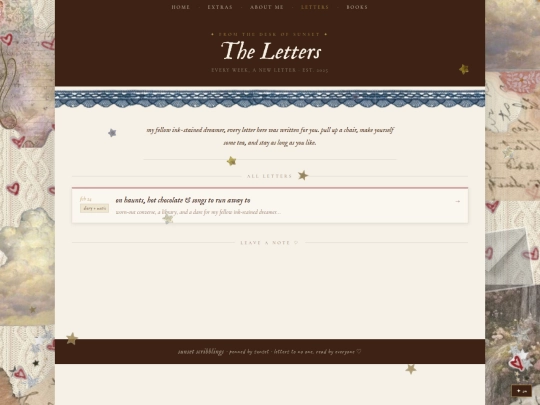 letters screenshot