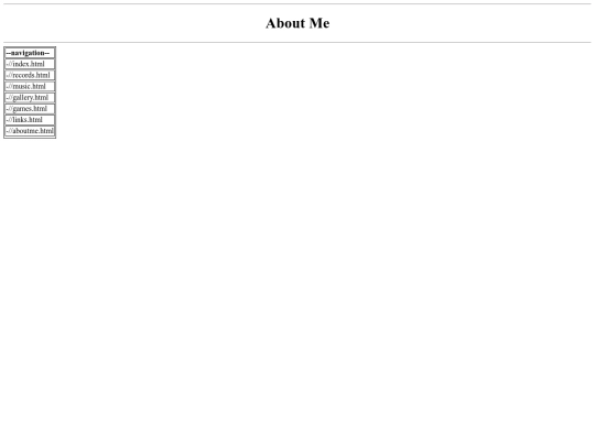 aboutme screenshot